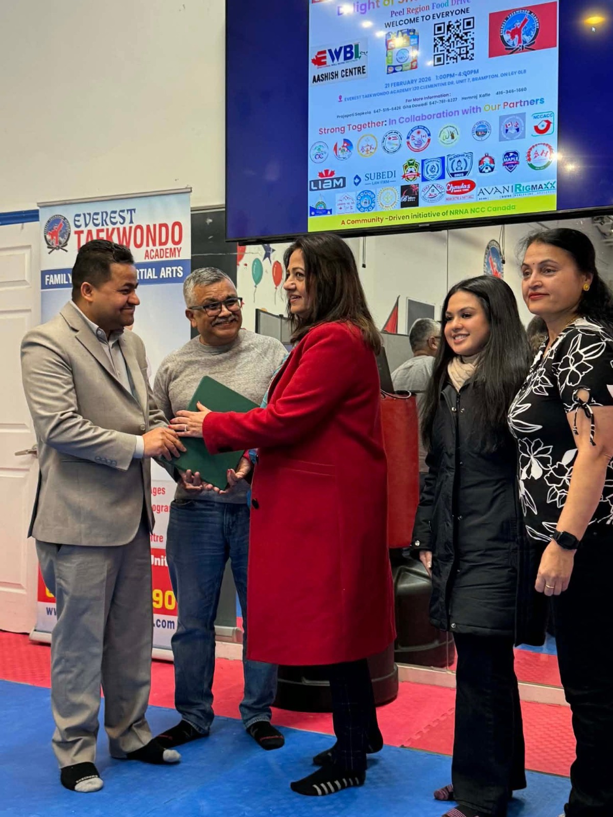 Recognizing community partners at a joint initiative