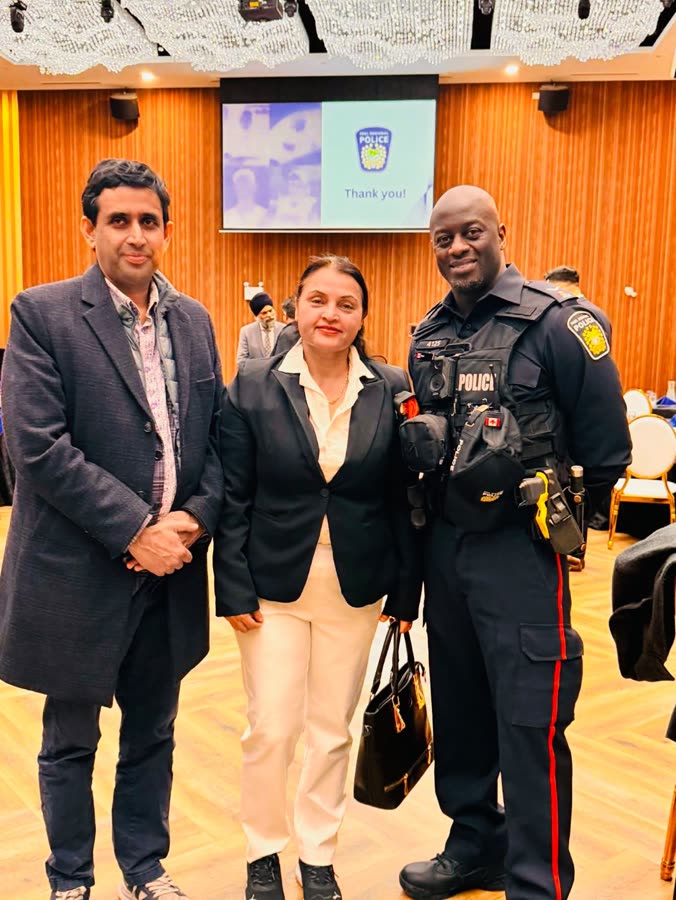 At a Peel Regional Police community engagement evening