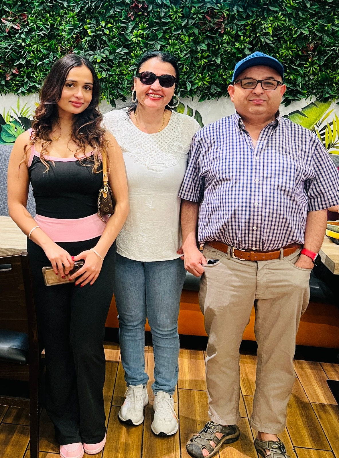Gita with her family